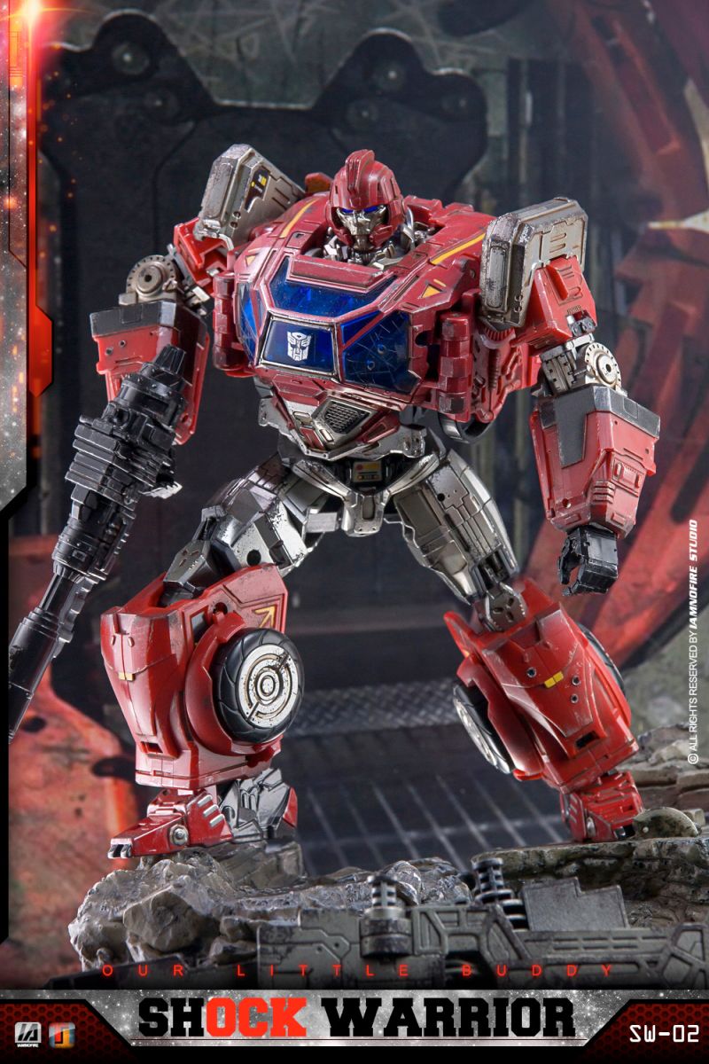Shock Warrior SW-02 Oversized SS84 Ironhide Toy Photography